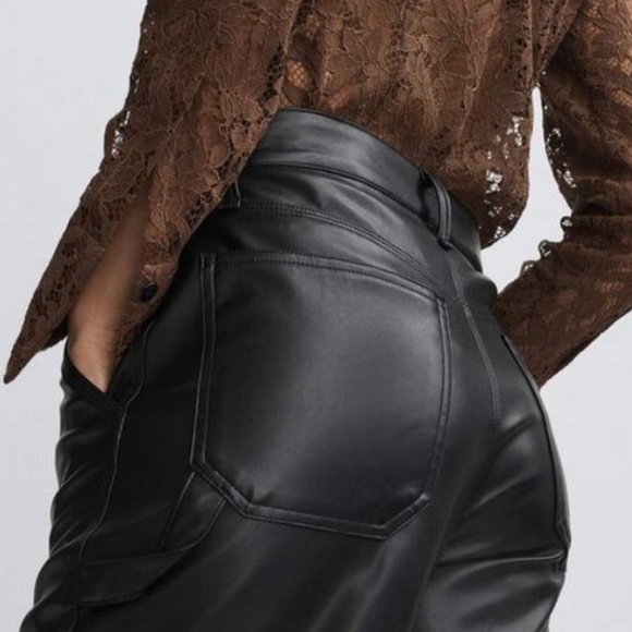 rag & bone Sid Faux Leather Carpenter Pant - Picture 5 of 6